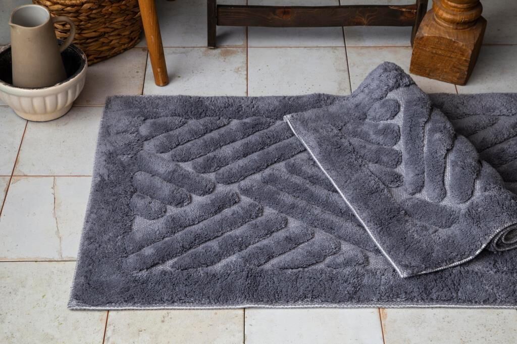 TILES ANTRASİT 2 PARÇA BANYO PASPASI