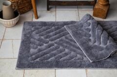 TILES ANTRASİT 2 PARÇA BANYO PASPASI