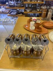 8'Lİ STANDLI BAKIR BAHARAT/KAVANOZ