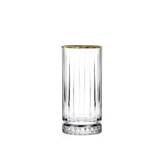 ELYSIA ALTIN YALDIZLI 4'LÜ UZUN BARDAK 450CC