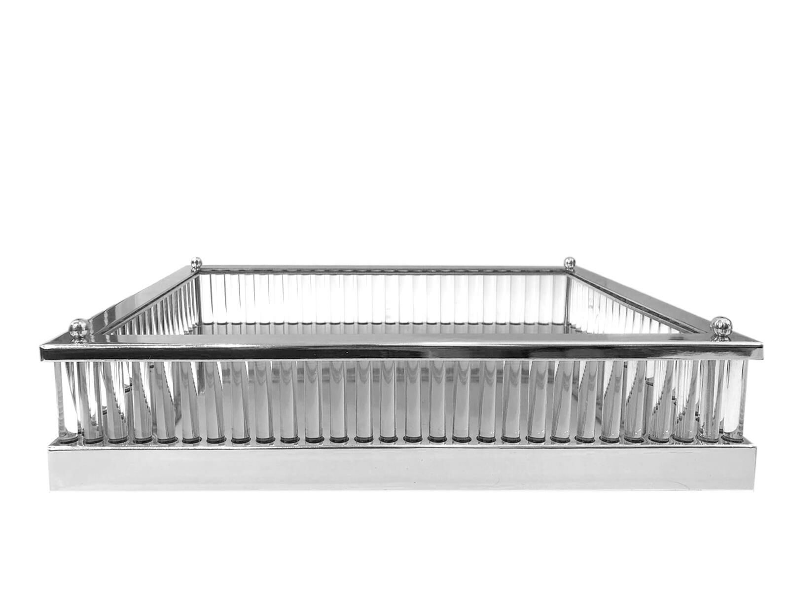 GÜMÜŞ KRİSTAL ÇUBUK TEPSİ