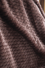 TRUSTY KAHVE TEK KİŞİLİK JAKAR DESEN BATTANİYE 160X220CM