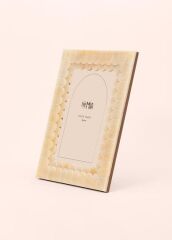 WAVY SARI FOTOĞRAF ÇERÇEVESİ 18X23CM