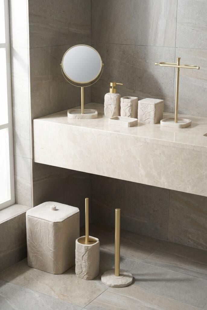 BEJ 9 PARÇA BANYO SETİ