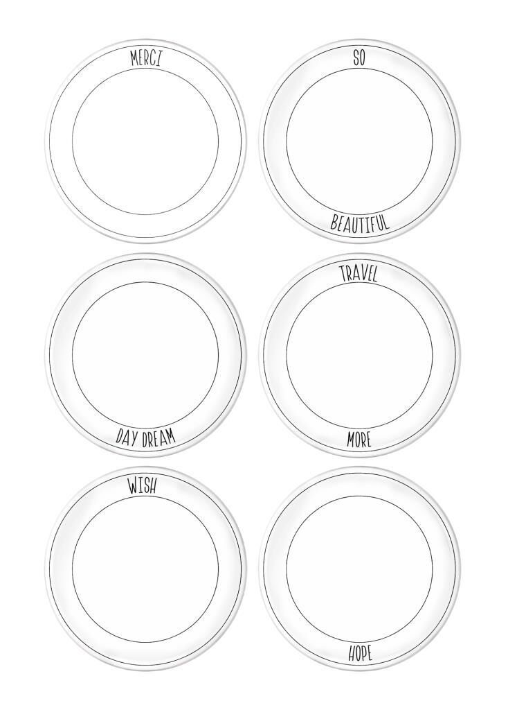 DAILY TUNES 6'LI SERVİS TABAK 26CM