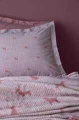 REX PEMBE TEK KİŞİLİK BATTANİYELİ NEVRESİM SETİ