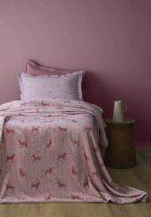 REX PEMBE TEK KİŞİLİK BATTANİYELİ NEVRESİM SETİ