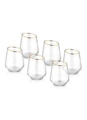 GINA GOLD 6'LI KISA  BARDAK