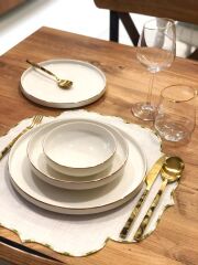 GINA GOLD 6'LI KISA  BARDAK