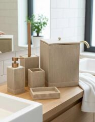 LADUREE COLLECTION BEJ 5 PARÇA BANYO SETİ