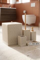 LADUREE COLLECTION BEJ 5 PARÇA BANYO SETİ