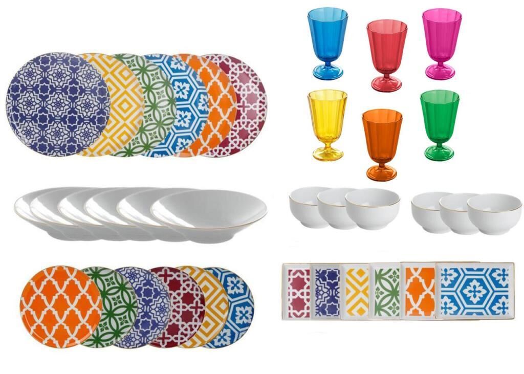 MOROCCO 12 KİŞİLİK 72 PARÇA YEMEK TAKIMI