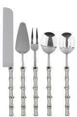 BAMBU GÜMÜŞ 5 PARÇA SERVİS SETİ