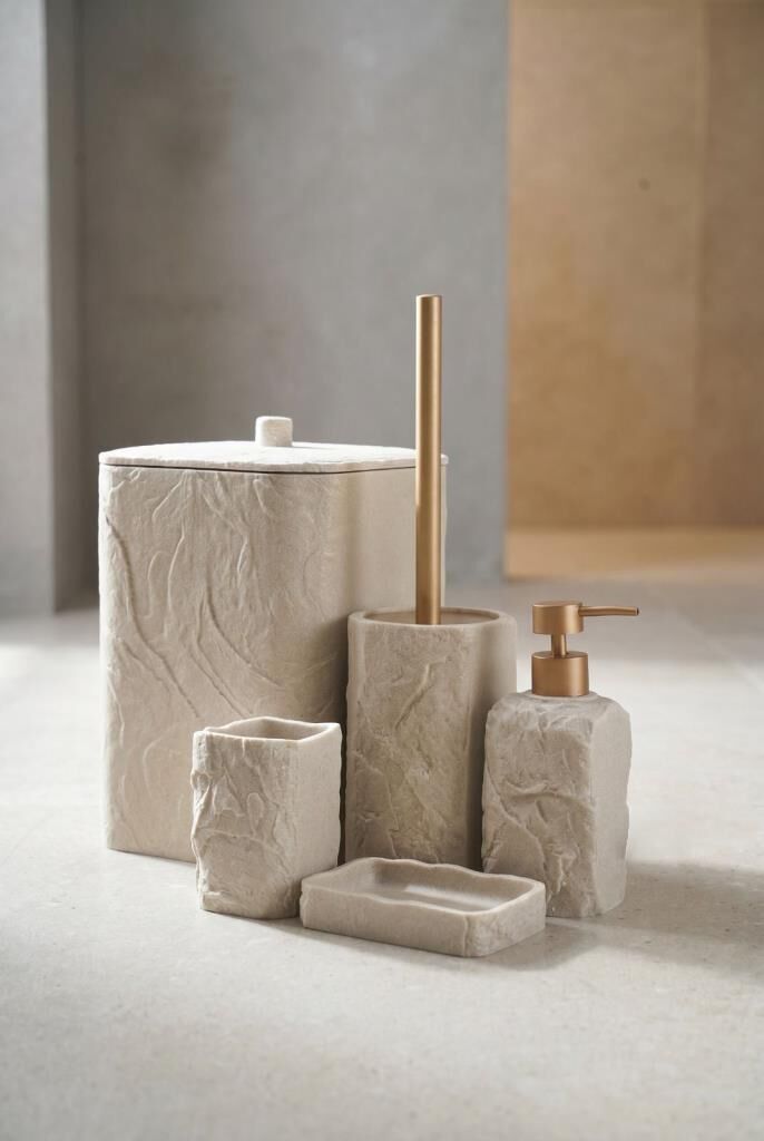 LADUREE COLLECTION BEJ 5 PARÇA BANYO SETİ