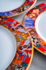 WHISPER 6'LI SERVİS TABAK DESEN1 27CM