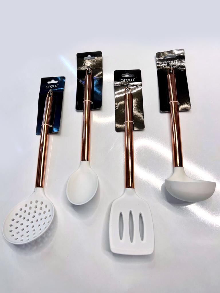 BAKIR BEYAZ 4 PARÇA SERVİS SETİ