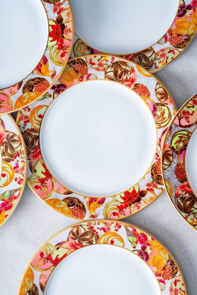 DREAM 6'LI SERVİS TABAK DESEN2 27CM