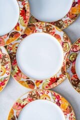 DREAM 6'LI SERVİS TABAK DESEN2 27CM