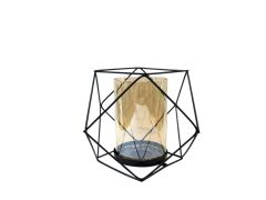 SİYAH GEOMETRİK MUMLUK
