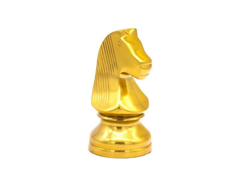 ALTIN METAL AT DEKOR 21CM