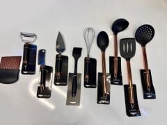 BAKIR SİYAH 10 PARÇA SERVİS SETİ