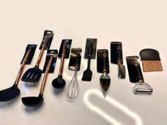 BAKIR SİYAH 10 PARÇA SERVİS SETİ