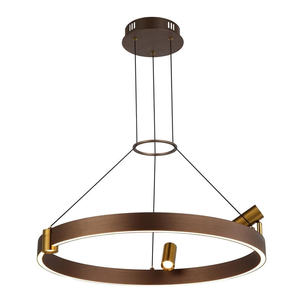 CORTANA KAHVE LEDLİ YUVARLAK AVİZE 3000K