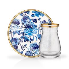 LİLA 6 KİŞİLİK ÇAY SETİ