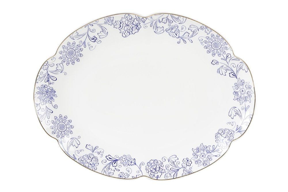BLUE HERITAGE KAYIK TABAK 19 CM