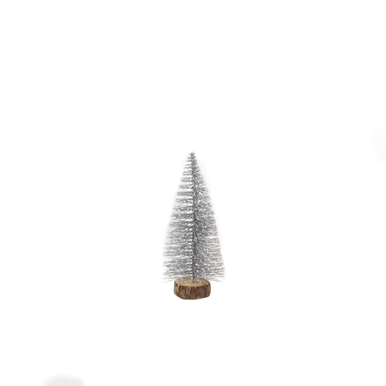 GÜMÜŞ KARLI ÇAM AĞACI 25CM