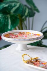 DREAM AYAKLI SUNUM TABAK DESEN2 25X9,5CM