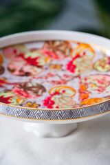 DREAM AYAKLI SUNUM TABAK DESEN2 25X9,5CM