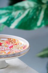 DREAM AYAKLI SUNUM TABAK DESEN2 25X9,5CM