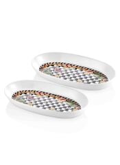 JARDIN KREM 2'Lİ OVAL SERVİS 29CM