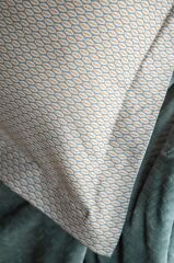 TAMMY YEŞİL ÇİFT KİŞİLİK YATAK ÖRTÜLÜ NEVRESİM TAKIMI