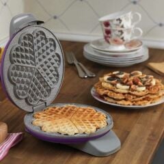 KORKMAZ MİA A319 MOR WAFFLE MAKİNASI