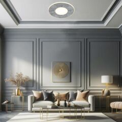 LAPIANA SW DESENLİ LEDLİ PLAFONYER AVİZE 3000K
