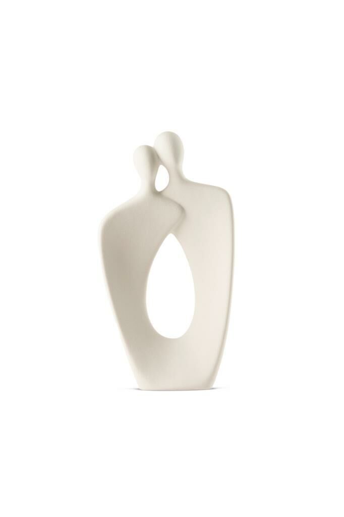 BEYAZ SARILAN ÇİFT DEKOR 28CM