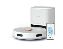 XU2100/25 PHILIPS İSTASYONLU ISLAK/KURU ROBOT SÜPÜRGE BEYAZ