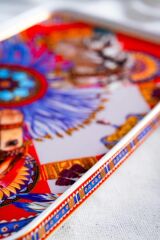 WHISPER DİKDÖRTGEN SUNUM TABAK DESEN1 30X19X2CM