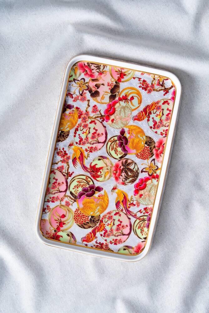 DREAM DİKDÖRTGEN SUNUM TABAK DESEN2 30X19X2CM