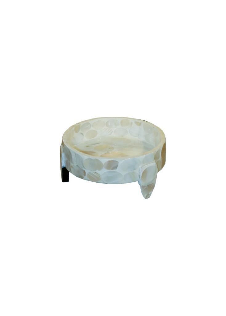 SEDEF AYAKLI KASE/DEKOR 20X9CM