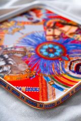 WHISPER KARE SUNUM TABAK DESEN1 27X27X2CM