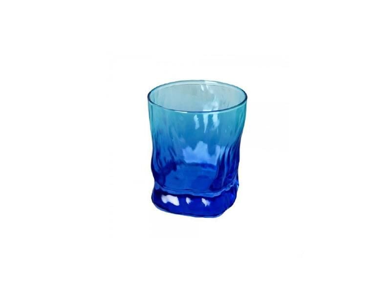 DUOS MAVİ TEKLİ KISA MEŞRUBAT BARDAK