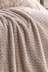 TRUSTY EKRU ÇİFT KİŞİLİK JAKAR DESEN BATTANİYE 200X220CM