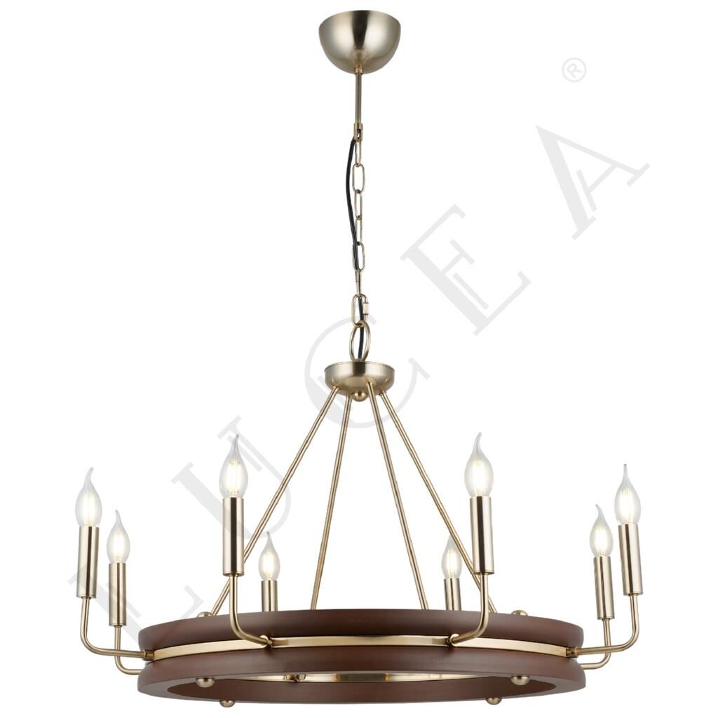 GOOSE 8'Lİ ANTİK LAK AVİZE 8XE14