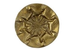 ANTİK GOLD HORSE METAL DUVAR DEKORU/TABLO 44X10CM