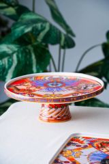 WHISPER AYAKLI KEK FANUS/SUNUM TABAK DESEN1 31X11CM