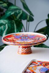 WHISPER AYAKLI KEK FANUS/SUNUM TABAK DESEN1 31X11CM