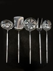 ALMERİA GÜMÜŞ 5 PARÇA BÜYÜK SERVİS SETİ